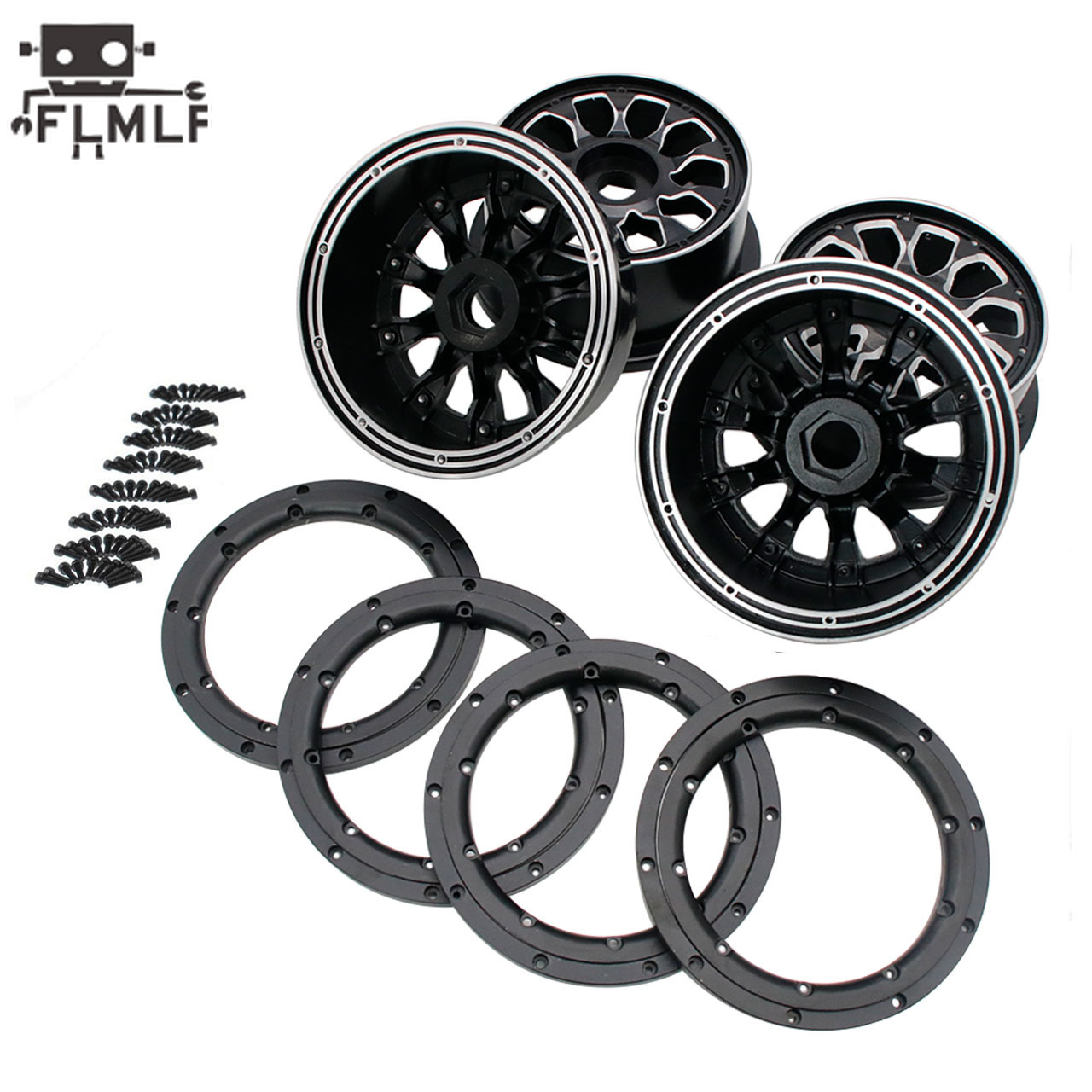 Hobby Rc Van - Set di mozzi ruota anteriori o