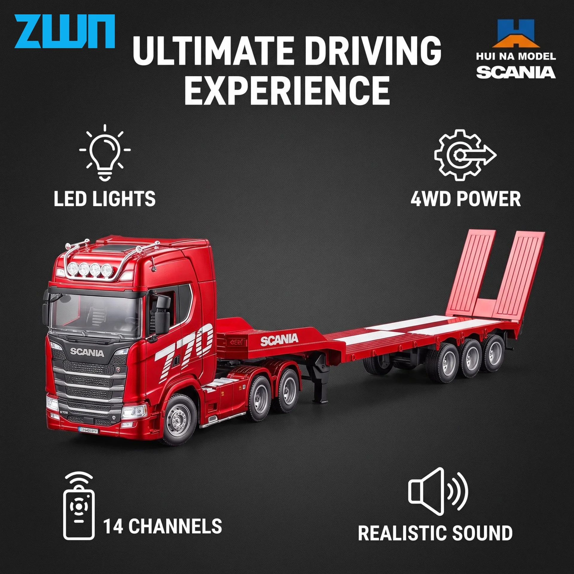 HUINA 1302A 1:24 Camion Tratto - Hobby Rc Van recensione e prezzo